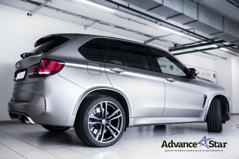Полная защита кузова BMW X5 антигравийной пленкой DYNOmatt