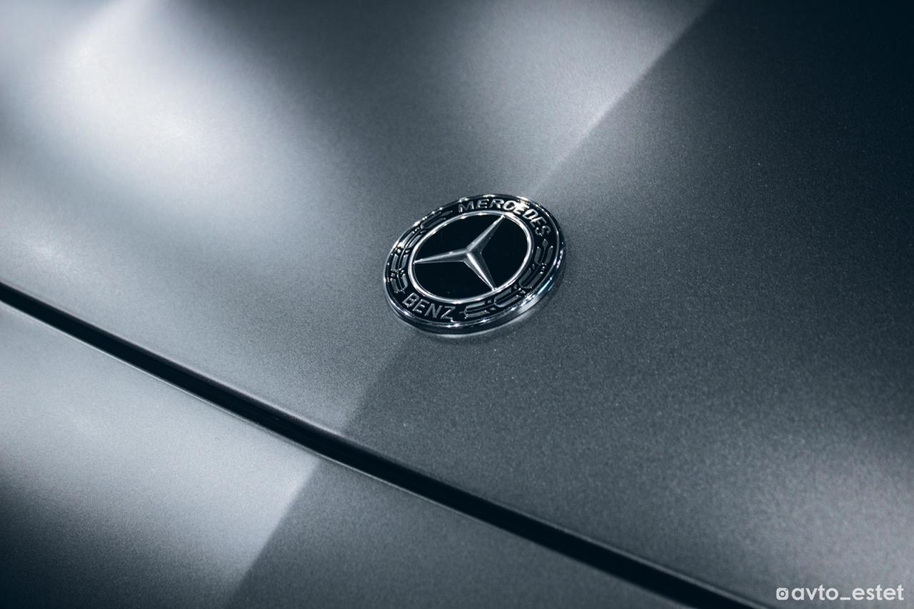 Полная защита кузова Mersedes AMG Е 63 матовой пленкой DYNOmatt