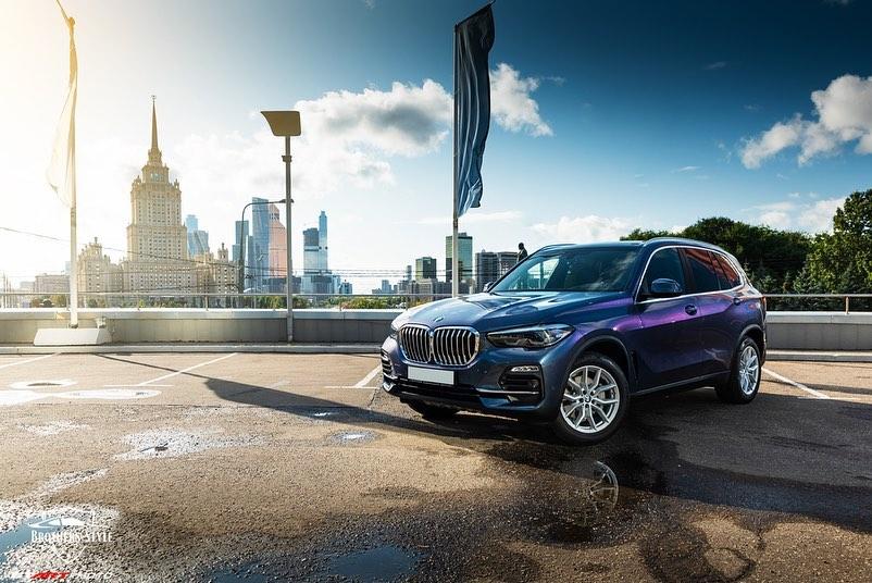 Защита и стайлинг кузова BMW X5 пленкой DYNOprism
